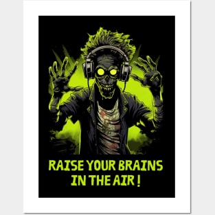 Zombie DJ Posters and Art